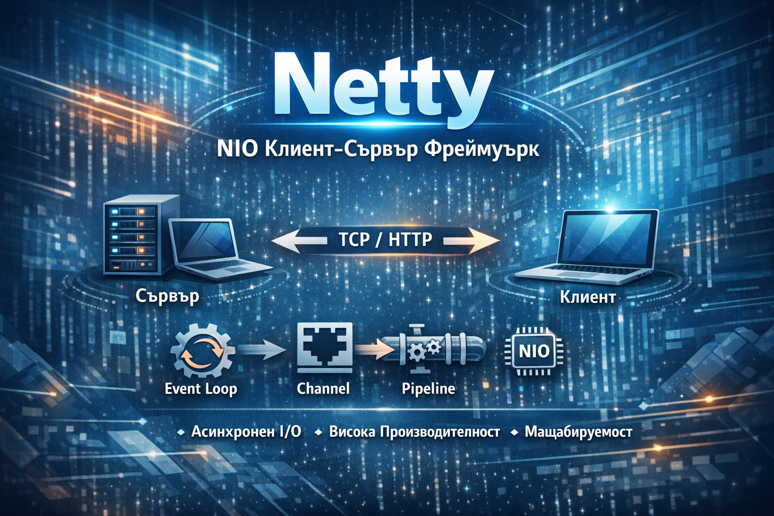 Netty – NIO клиент–сървър фреймуърк - Appflow Development