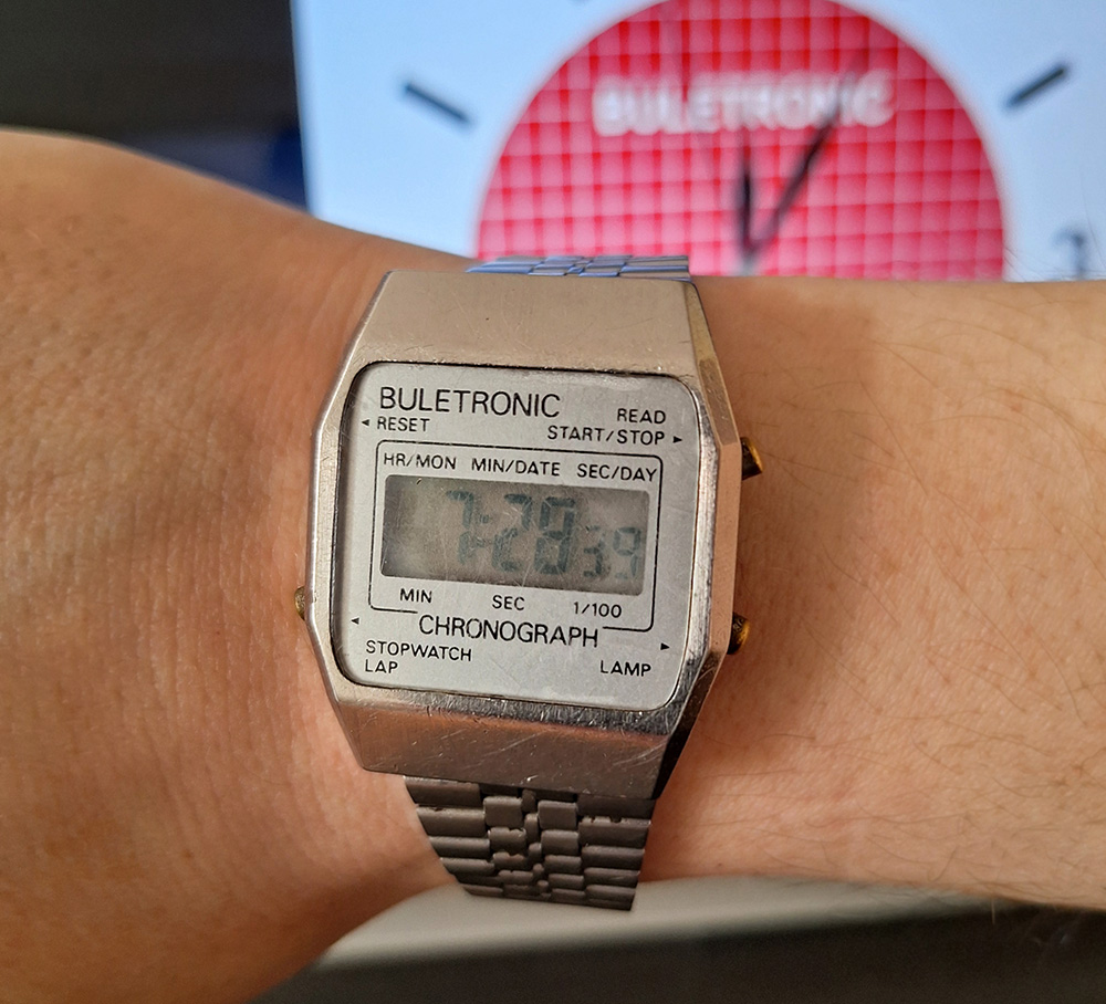 Часовник Buletronic 20 Chronograph - сив